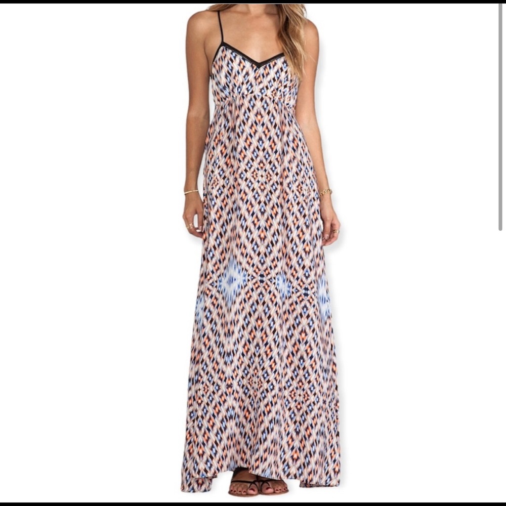 EUC -  Greylin Priscilla flowy silk dress M